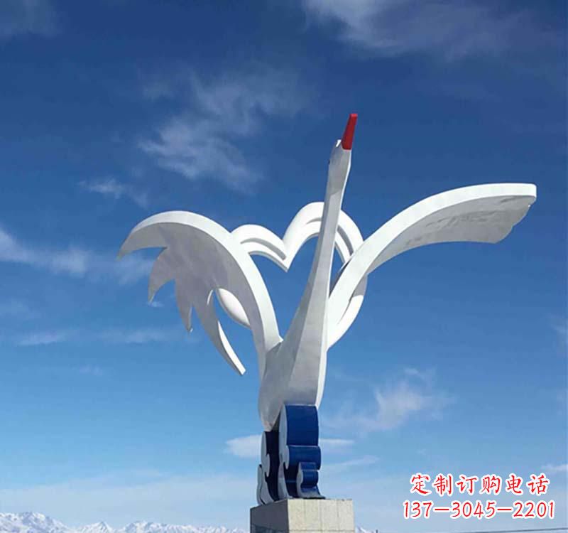 保定仙鹤雕塑传承中国传统文化