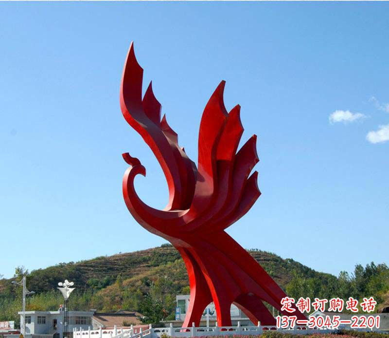 保定璀璨凤凰不锈钢广场上的艺术之美