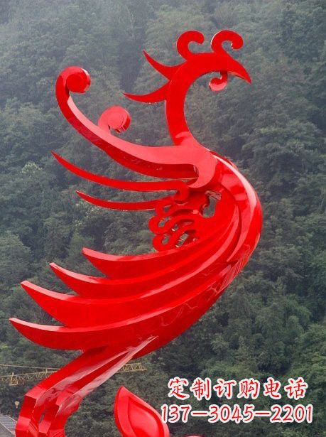 保定不锈钢凤凰雕塑一次精美的艺术体验