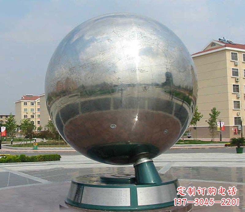 保定不锈钢地球仪雕塑精美绝伦