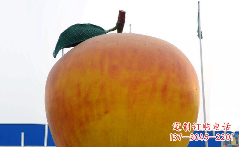 保定不锈钢苹果雕塑浓缩艺术精髓