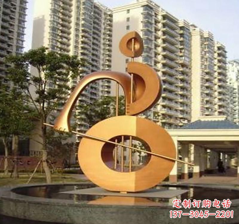 保定不锈钢葫芦乐器雕塑