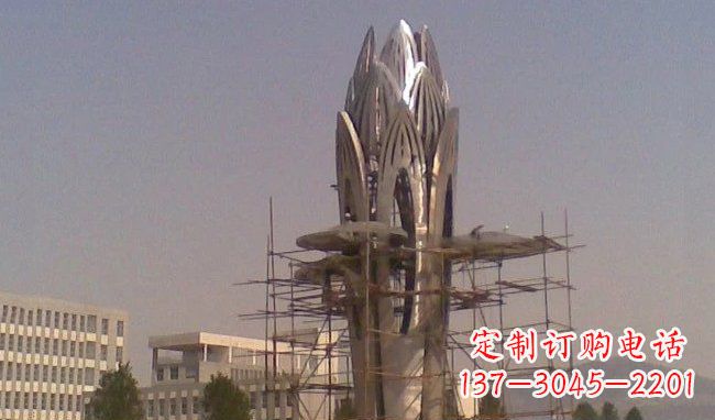 保定不锈钢火炬雕塑精致而又耐用
