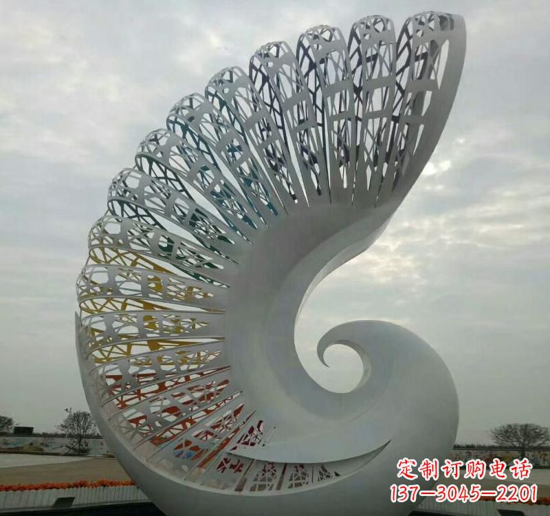 保定不锈钢火凤凰雕塑