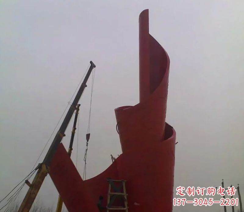 保定不锈钢火炬雕塑点燃社会进步的火炬