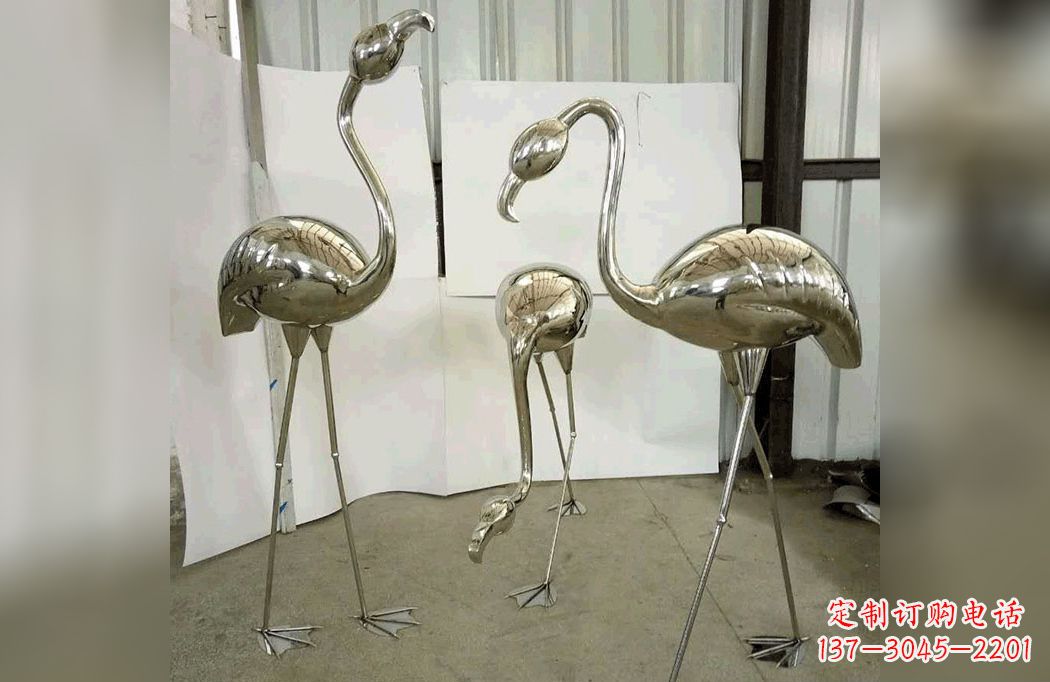 保定不锈钢火烈鸟——雕塑之美