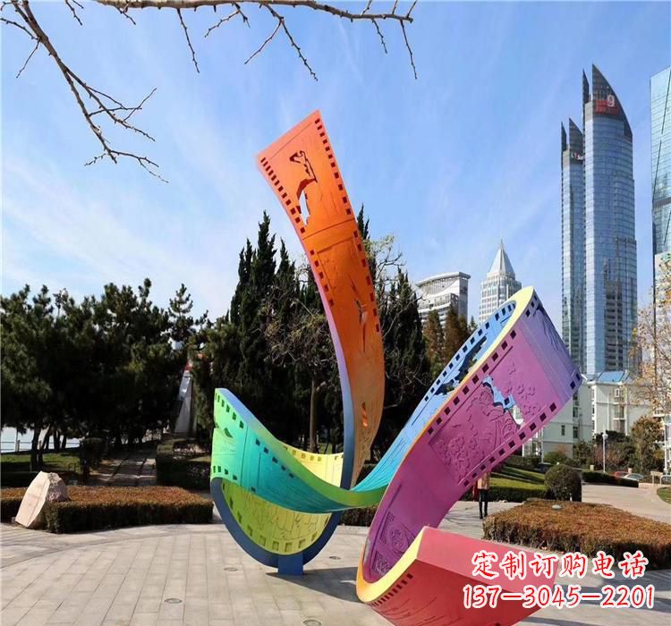 保定不锈钢胶卷雕塑
