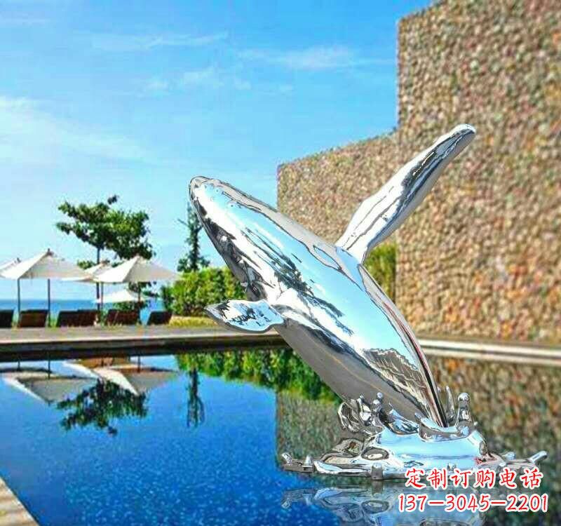 保定不锈钢鲸鱼雕塑艺术之美