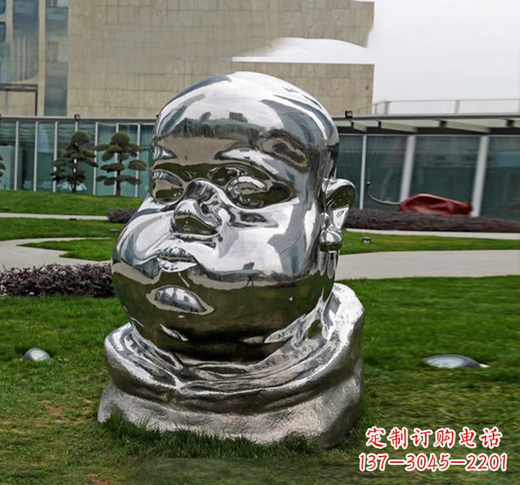 保定不锈钢镜面儿童雕塑