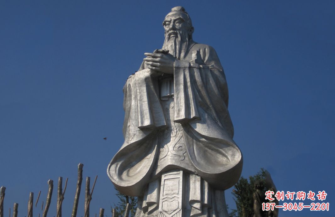 保定不锈钢孔子人物雕塑——传承中华文化的精神象征