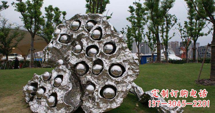 保定不锈钢莲蓬景观雕塑1