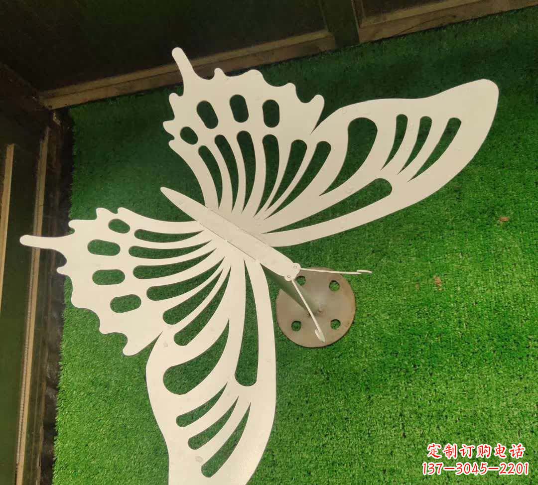 保定不锈钢镂空蝴蝶雕塑灵动翩跹