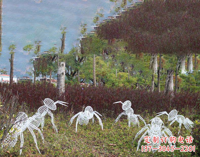 保定不锈钢蚂蚁镂空雕塑