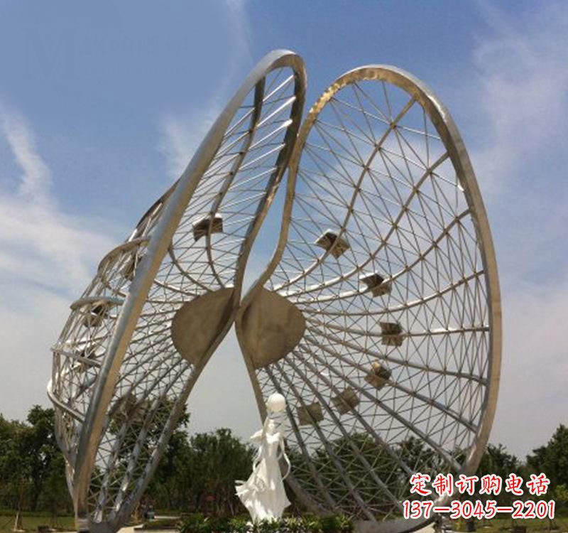 保定不锈钢美陈贝壳雕塑精美的艺术品