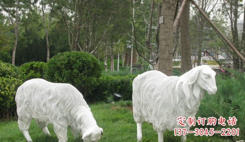 保定不锈钢绵羊雕塑——精致美观的艺术品