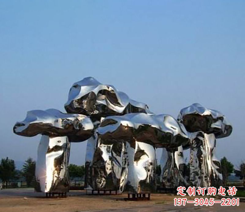 保定不锈钢蘑菇雕塑——一次惊艳的艺术之旅