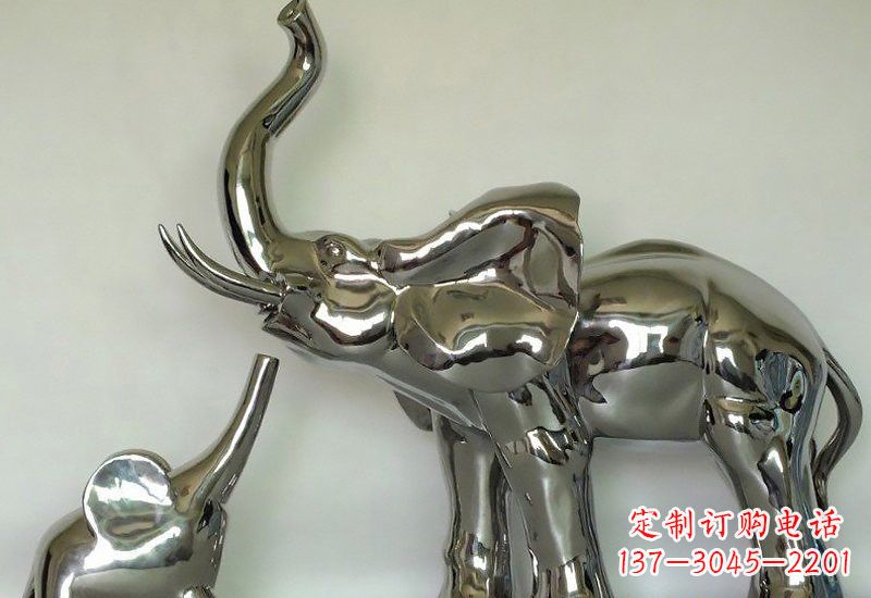 保定不锈钢大象雕塑