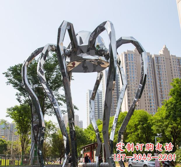 保定精致的不锈钢螃蟹雕塑