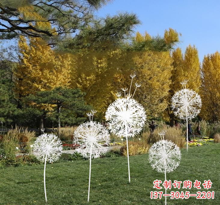保定不锈钢蒲公英景观雕塑