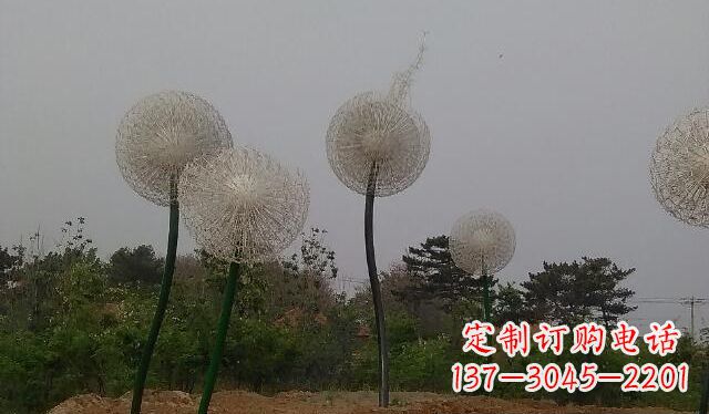 保定不锈钢蒲公英公园景观雕塑