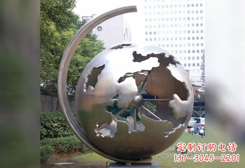 保定不锈钢地球仪雕塑艺术与科学的结合