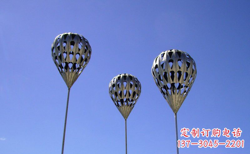 保定不锈钢气球雕塑把美丽带回大自然