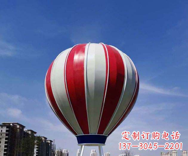 保定不锈钢热气球雕塑给景观增添精彩