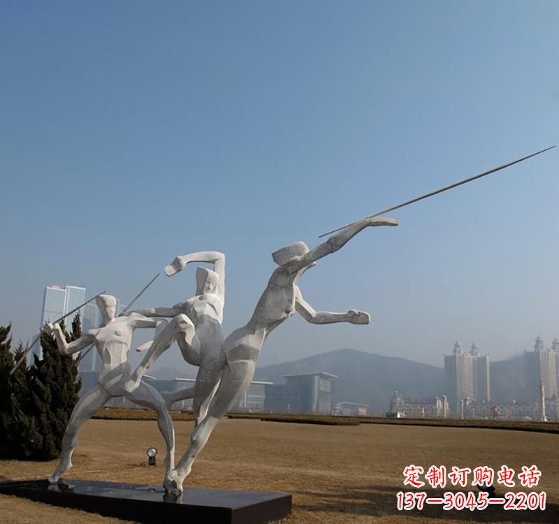 保定不锈钢标枪雕塑