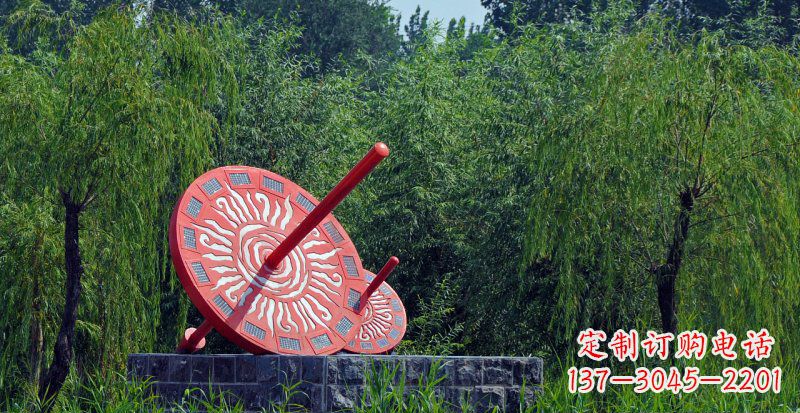 保定不锈钢日晷校园雕塑点亮校园时光