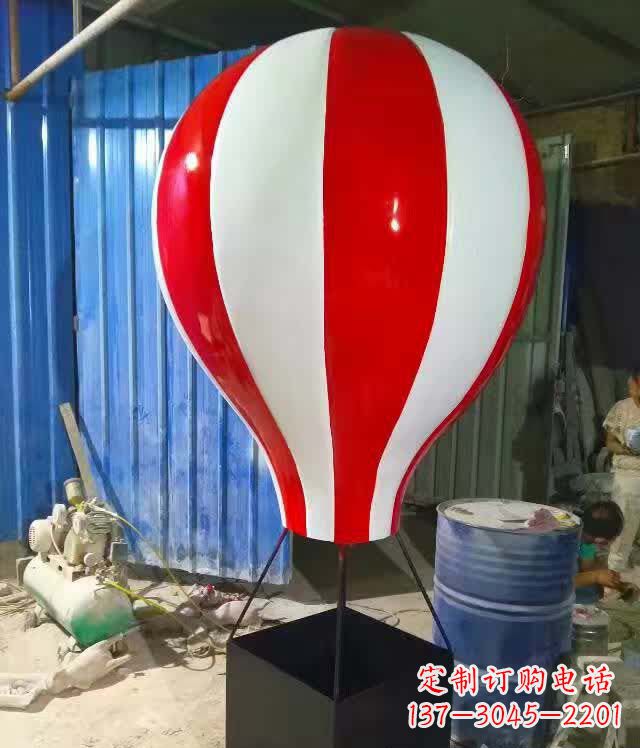 保定新题目美丽的不锈钢气球雕塑