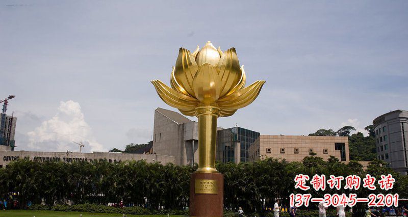 保定不锈钢莲花雕塑——精美的艺术品