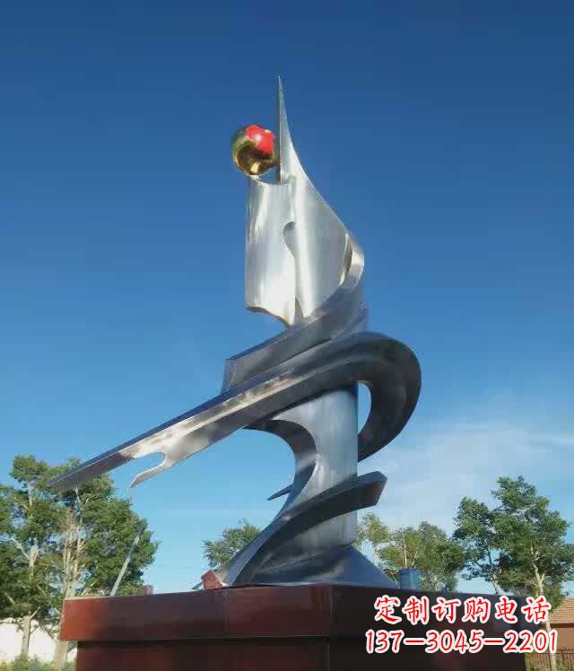 保定利用不锈钢创作书籍雕塑