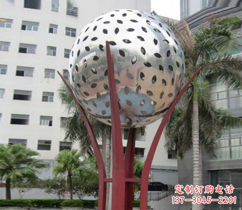 保定镂空树叶雕塑——给校园景观增添灵动之美