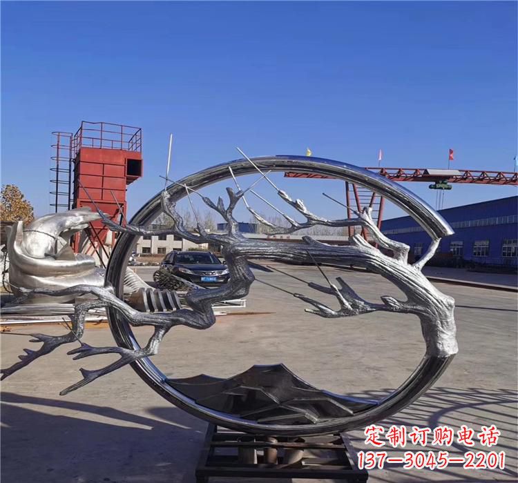 保定不锈钢树枝雕塑艺术与自然的完美结合