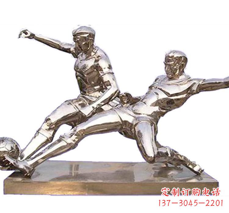 保定不锈钢足球雕塑精美的艺术品
