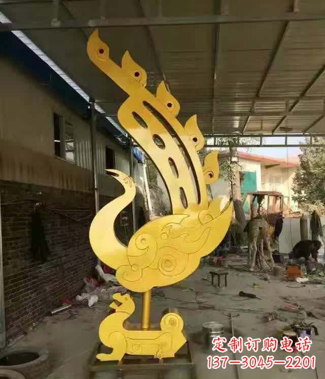 保定不锈钢铁艺凤凰雕塑