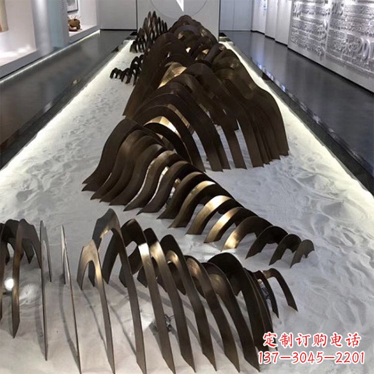 保定不锈钢铁艺假山雕塑让自然风景回归