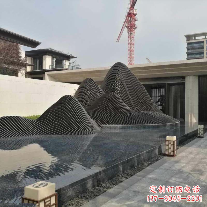 保定不锈钢铁艺假山艺术性的美化