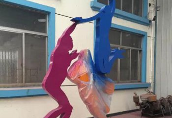 保定不锈钢篮球运动员雕塑纪念篮球运动传奇