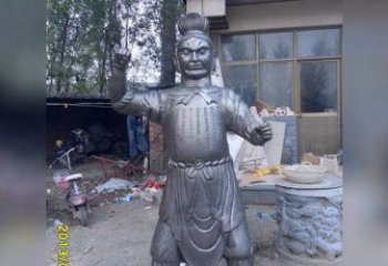 保定不锈钢四大天王雕塑神圣守护者
