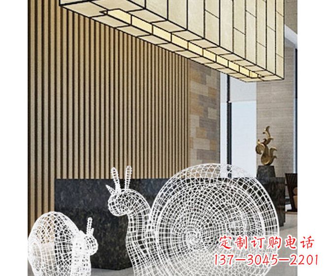 保定不锈钢蜗牛雕塑精致多姿
