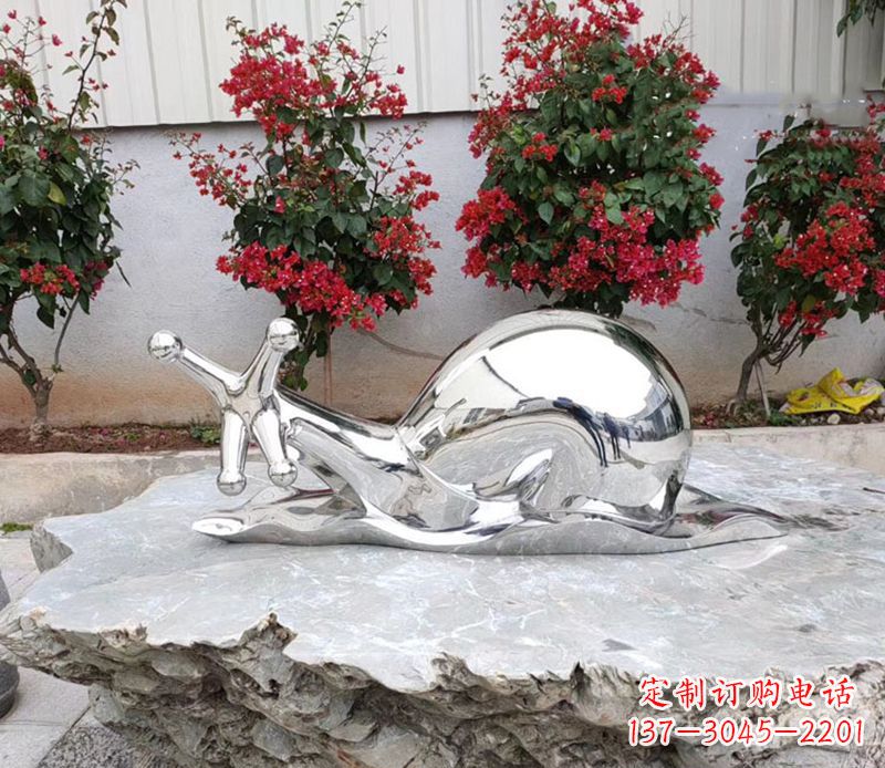 保定不锈钢蜗牛雕塑