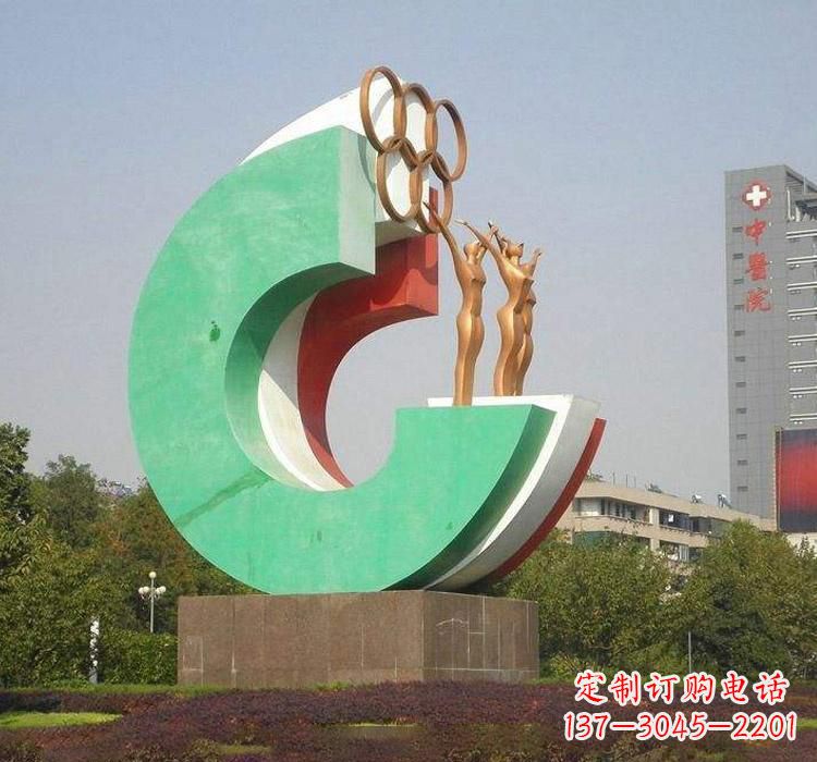 保定勇于拼搏的运动员雕塑