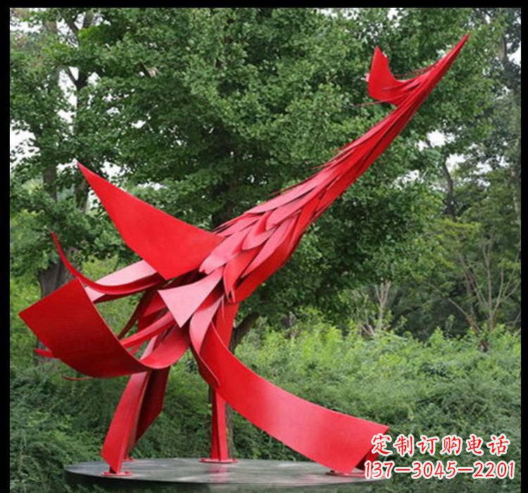 保定不锈钢凤凰雕塑——美丽而神秘的象征