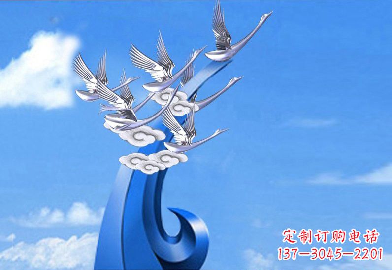 保定不锈钢仙鹤美化环境
