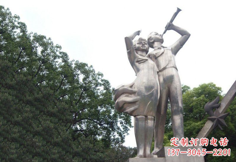 保定不锈钢小学生雕塑缔造美丽校园新风貌