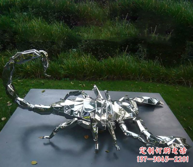 保定不锈钢蝎子雕塑精致且充满魅力