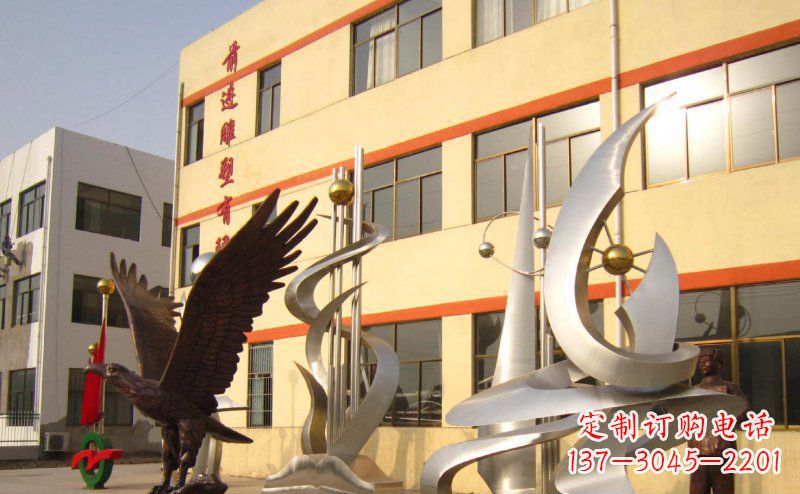 保定不锈钢雄鹰雕塑