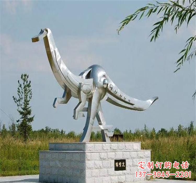 保定不锈钢鸭嘴龙雕塑传承独特艺术魅力