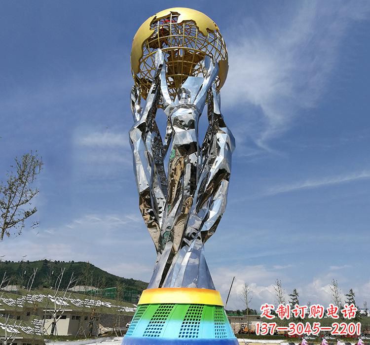 保定不锈钢艺术地球仪雕塑